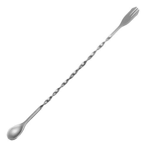 Cuchara Bar Spoon Kit Bartender Set Coctelería Tridente 26cm