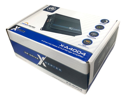 Amplificador 4 Canales Db Drive X-a4004 600w X Series