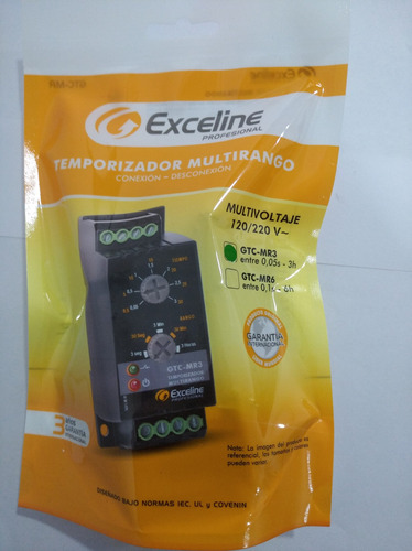 Temporizador Multirango Gtc-mr3 Exceline