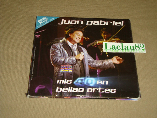 Juan Gabriel Mis 40 En Bellas Artes 14 Fonovisa 2 Cds + Dvd