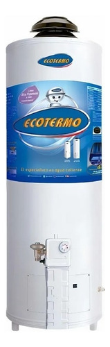 Termotanque Ecotermo Alta Potencia 150 Litros Gas Natural Color Blanco