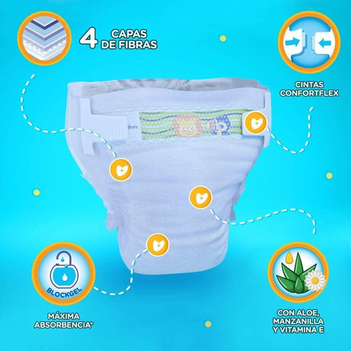 Imagen 3 de 4 de Pañales Kleenbebe Comodisec Etapa 4 G 30 Pzas Unisex