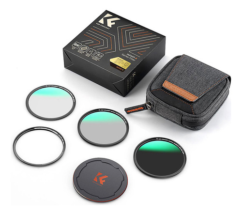 Kit De Filtros Magnéticos Cpl+nd8+nd64 Nano X 52mm - K&f