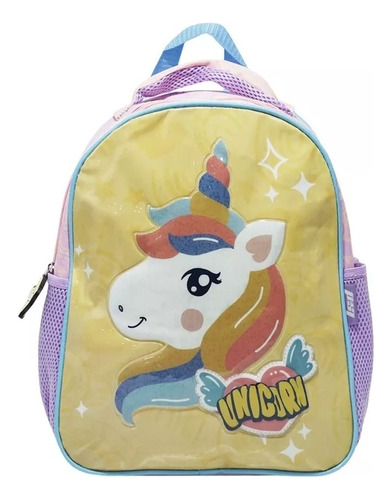 Mochila  Espalda Unicornio Escolar Infantil Lsyd 12 