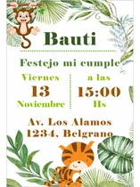 Comprar Safari Kit Cumpleaños Imprimible Editable Candy Bar