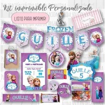 Comprar Kit Imprimible Frozen Personalizado Candy Bar Y Deco Mod.3