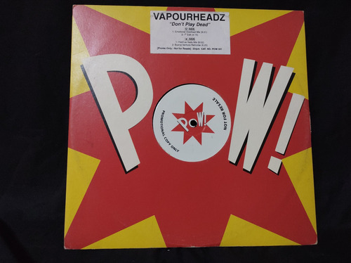 Vapourheadz Don't Play Dead Vinilo,lp,acetato,vinyl Imp (Usado)