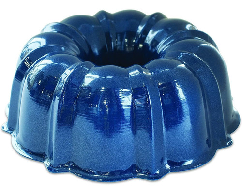 Nordic Ware Forformed Bundt Pan, 12 Tazas, Azul Marino