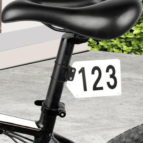 Número De Matrícula De La Ciclismo Número De Placa