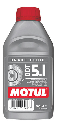 Fluido De Freio Motul Dot 5.1 500 Ml