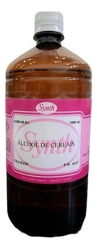 Alcool De Cereais 1 Lt C/ Laudo De Analise 