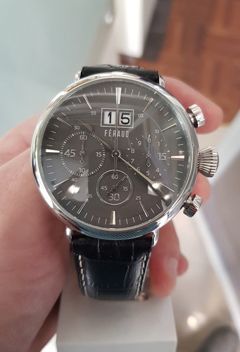 Reloj Hombre Feraud Lf10012 Vintage Agente Oficial + Regalo
