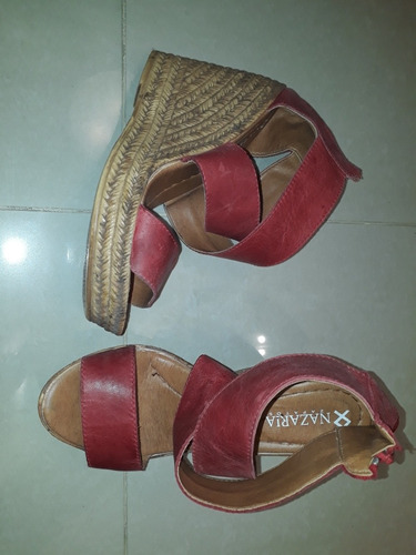 Sandalias Coral Taco Chino 37