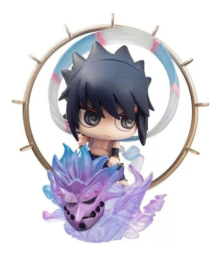 Imagen 6 de 8 de Set 2 Figuras: Fujin Naruto Uzumaki & Raijin Sasuke U. 10cm