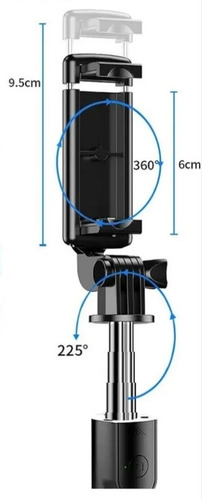Selfie Stick Para Celular, Control Bt. Palo Selfie Trípode.