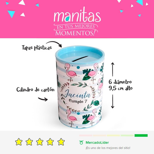 Imagen 9 de 10 de 20 Alcancías Personalizadas Cumpleaños Infantil Sorpresitas
