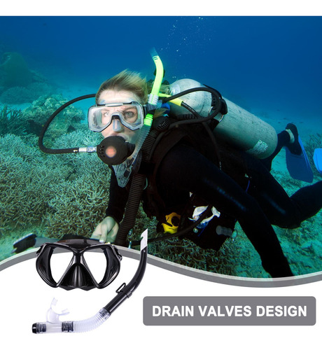 Masque Y Snorkel Adult Masque De Buceo De Buceo Snorkel Set