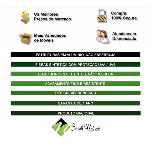 Imagem 8 de 9 de Mesa De 1,30m + 6 Cadeiras Para Área Externa + 1 Guarda Sol