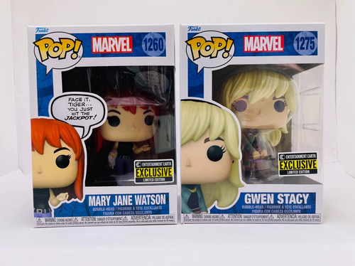 Funko Pop Mary Jane Watson 1260 Y Gwen Stacy 1275 - Marvel