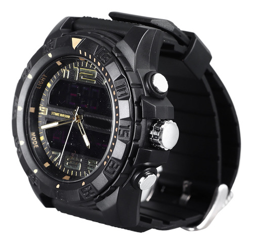 Reloj Analógico Para Hombre Con Cronógrafo Digital Resistent
