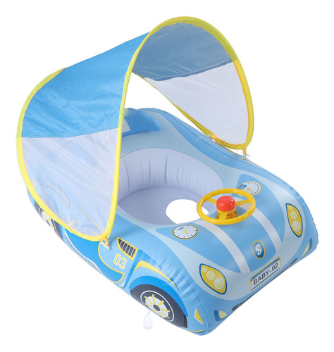 Flotador De Natación Inflable Para Bebés Con Forma De Coche,