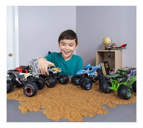 Excavadora De Tumbas Monster Jam De Monster Truck Fundida A