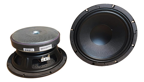 1 Par De Bocinas Woofers Peerless Fsl-8 Pulgadas Negro