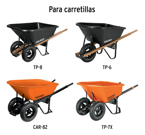 Llanta Neumatica Reforzada 16´´+ Camara Para Llantas 16´´