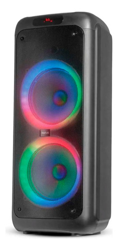 Parlante Smartlife Party Box 100w Bt Karaoke Rgb Color Negro