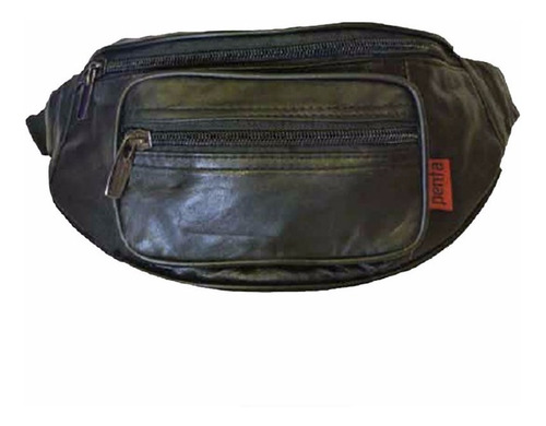 Riñonera Gremond Cuero Penta Unisex Negra Garantia Mapleweb