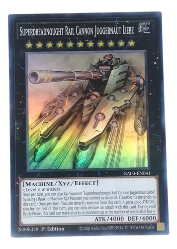 Yugioh Superdreadnought Rail Cannon Juggernaut Liebe Super