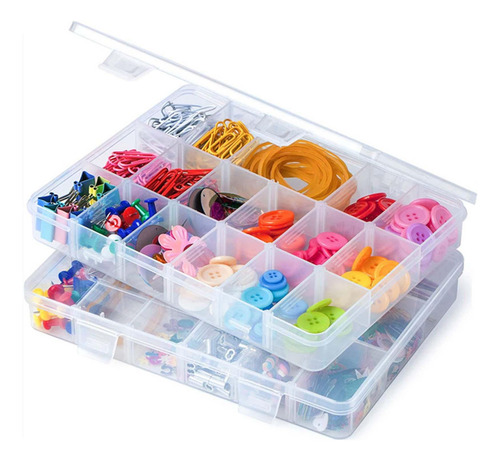 4 Caja Organizadora De Almacenamiento De Cuentas De Joyería