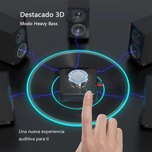 Receptor Audio Estéreo Bluetooth 5.0 3d C/toma Aux De 3.5mm
