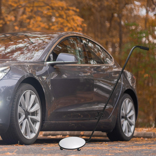 Bajo Inspección Del Vehículo Espejo Del Automóvil