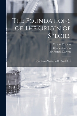 Libro The Foundations Of The Origin Of Species: Two Essay...