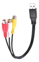 Comprar 1 Adaptador Usb Macho A 3 Rca Hembra, Convertidor De Audio V