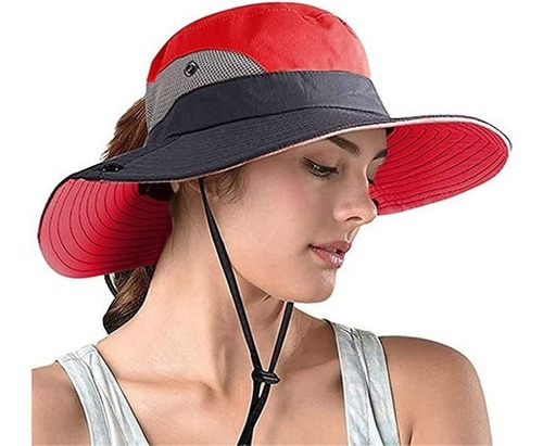 Bonita Visera Solar Femenina Con Línea Uv Y Protección Solar