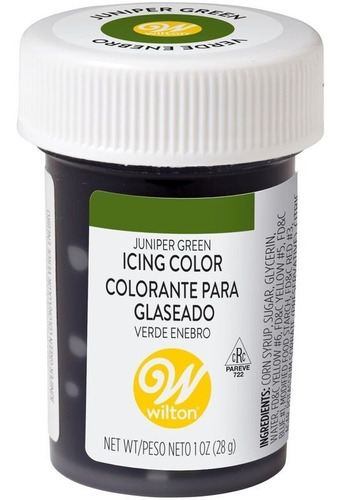 Colorante Gel Comestible Verde Pino Enebro Wilton Belgrano