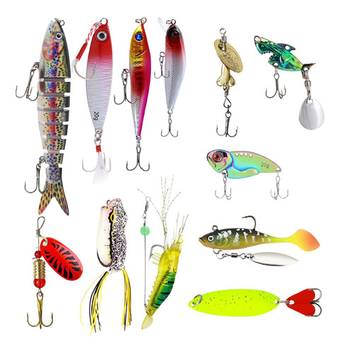Calendario De Adviento De Pesca Juego De Señuelos De Pesca