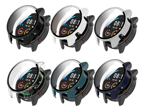 Case Con Cristal Templado Compatible Xiaomi Mi Watch Color