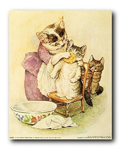 El Cuento De Tom Kitten Beatrix Potter Kids Room Art Print P