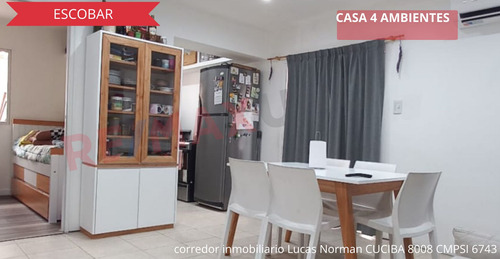 Venta Casa 4 Ambientes Escobar (parque Florido)