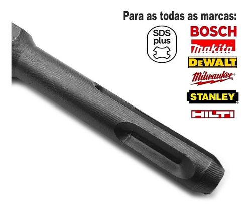 Kit Com Talhadeira E Ponteiro Sds-plus 40x250mm Tipo Makita