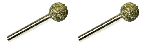 2 Piezas De Cabeza De Molienda De Diamante, Punta 10 Mm 6 Mm
