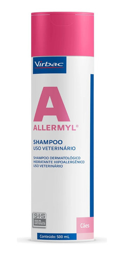 Allermyl Glyco 500 Ml Virbac - Shampoo Para Cães