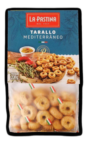 Tarallo Mediterrâneo 200g La Pastina