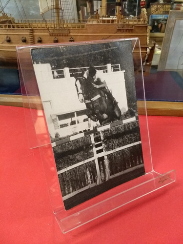 Fotografía Salto En Club Hípico Argentino - Marzo 1973