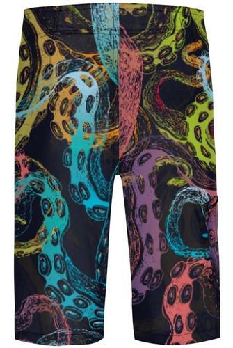Imagen 2 de 6 de Traje De Baño Caballero Confused Octopus - Board Shorts