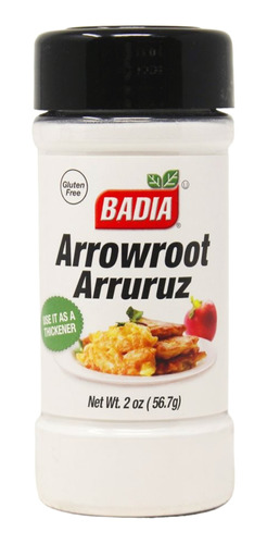Arrowroot Badia 56.7g Arruruz En Polvo Para Repostería 