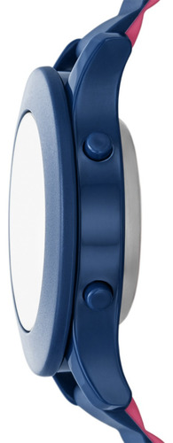 Reloj Mujer Skechers Sr6331 De Silicona Azul,rosa Correa Azul/Rosa Bisel Azul Fondo PANTALLA POSITIVA